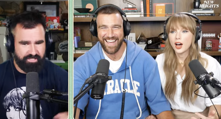 The 10 best moments from Taylor Swift on New Heights with Jason and Travis Kelce