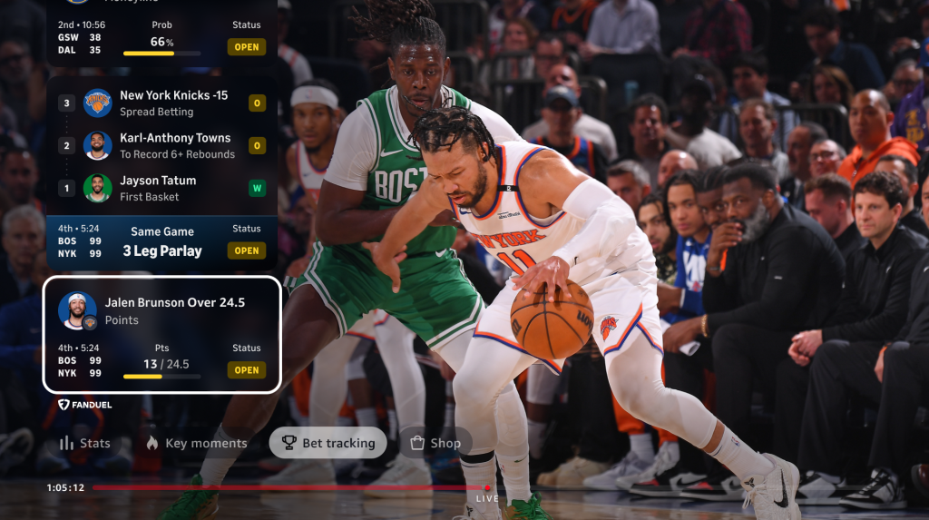 Prime Video adds personalized bet tracking, AI features to NBA coverage