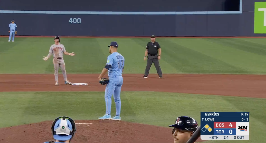 Blue Jays broadcast calls out suspected Red Sox attempt at sign stealing