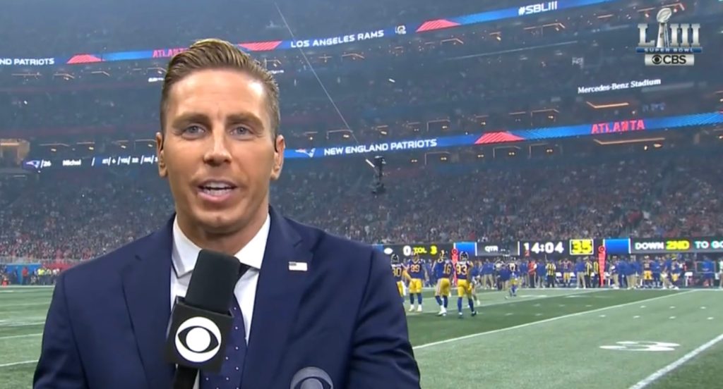 CBS sideline reporter Evan Washburn on how a lacrosse player becomes an NFL broadcaster