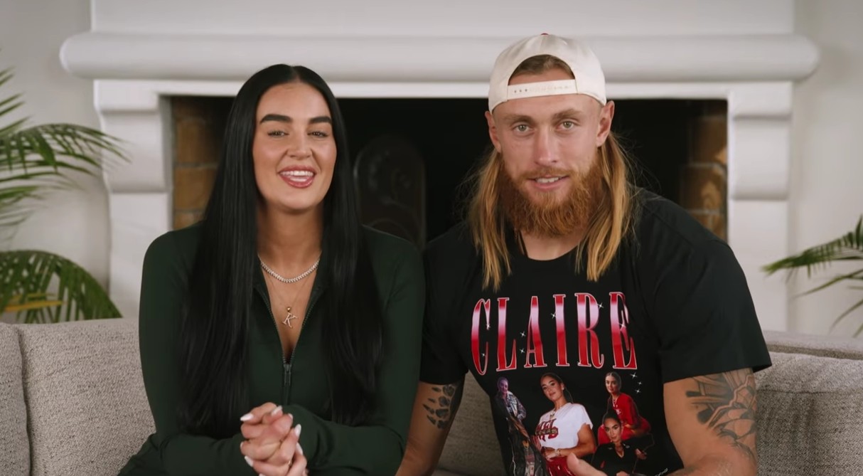 George Kittle, the five-time All-Pro tight end with the 49ers, is launching a new reality series, "The Kittle Things," with his wife, Claire. Photo Credit: Kittle Things/YouTube.