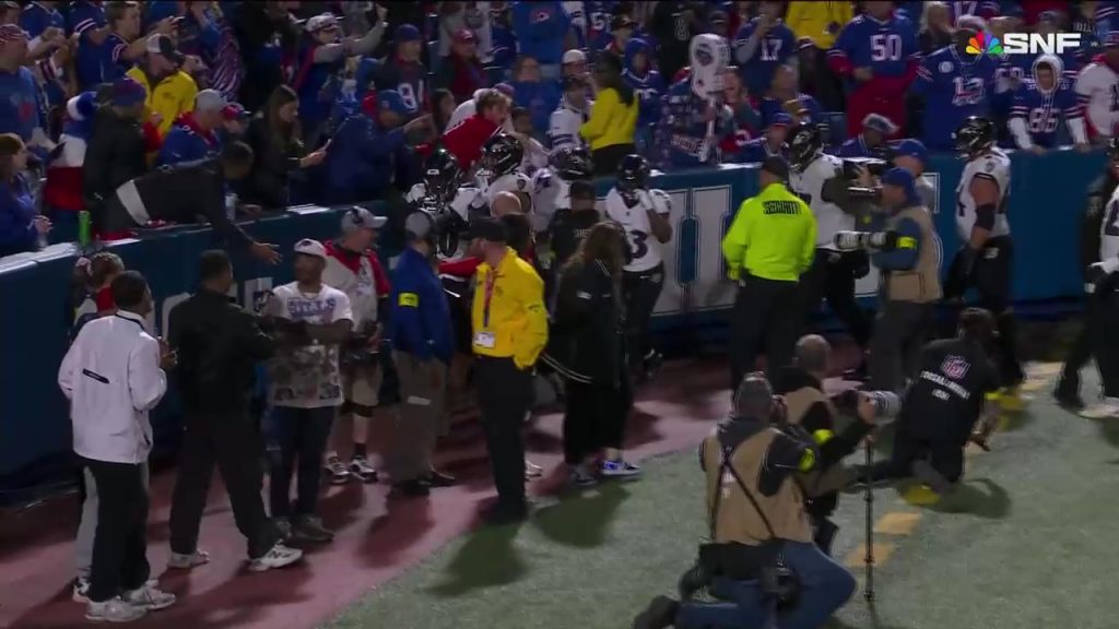 Lamar Jackson Confronts Bills Fan After Altercation