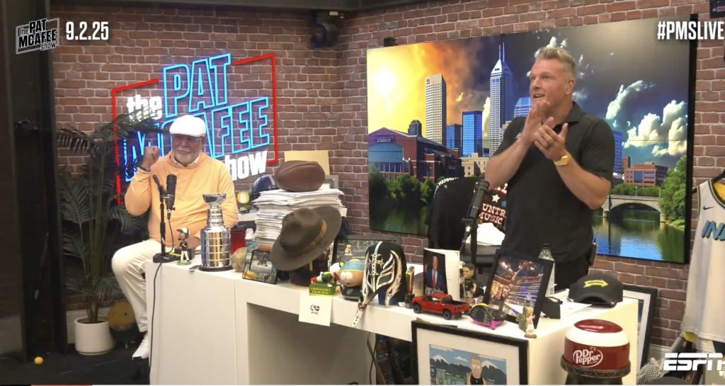 Bruce Arians joining ‘The Pat McAfee Show’ every Tuesday during NFL season