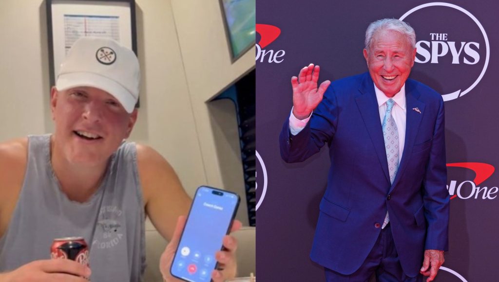 Pat McAfee posts video of call from Lee Corso: ‘I passed this torch onto a great guy’