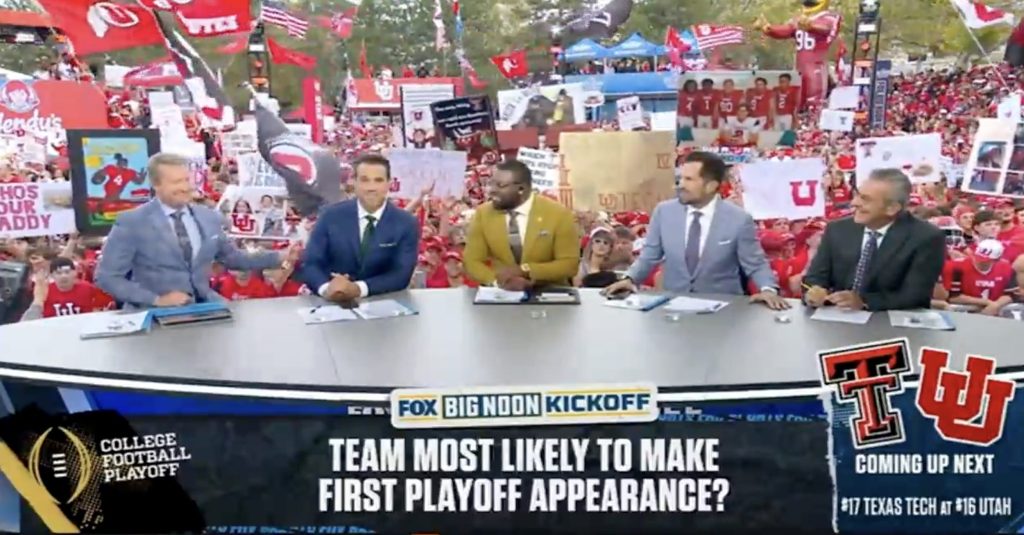 Discussing Utah, Brady Quinn couldn’t resist a soaking reference