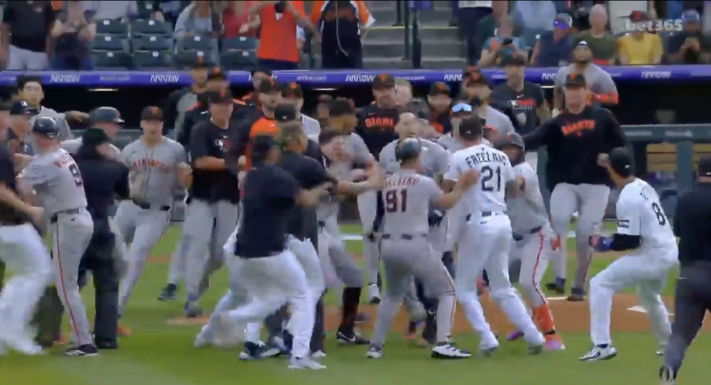 Giants, Rockies broadcasters weigh in on benches-clearing altercation