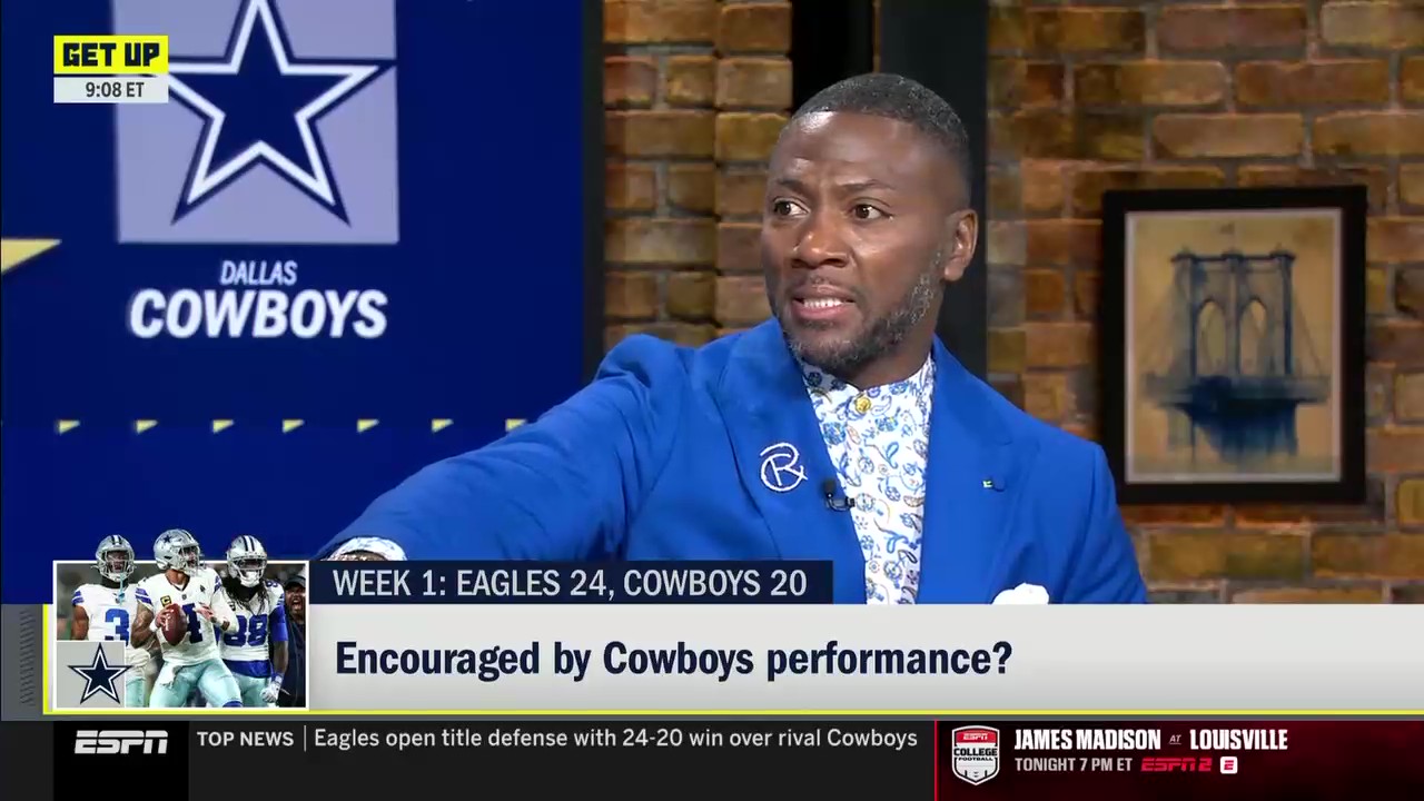 ESPN NFL analyst Ryan Clark has apologized for what he said to Peter Schrager on Friday's episode of "Get Up." Photo Credit: ESPN.