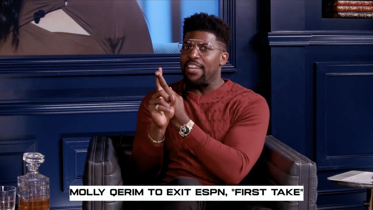 Emmanuel Acho discusses Stephen A. Smith and Molly Qerim