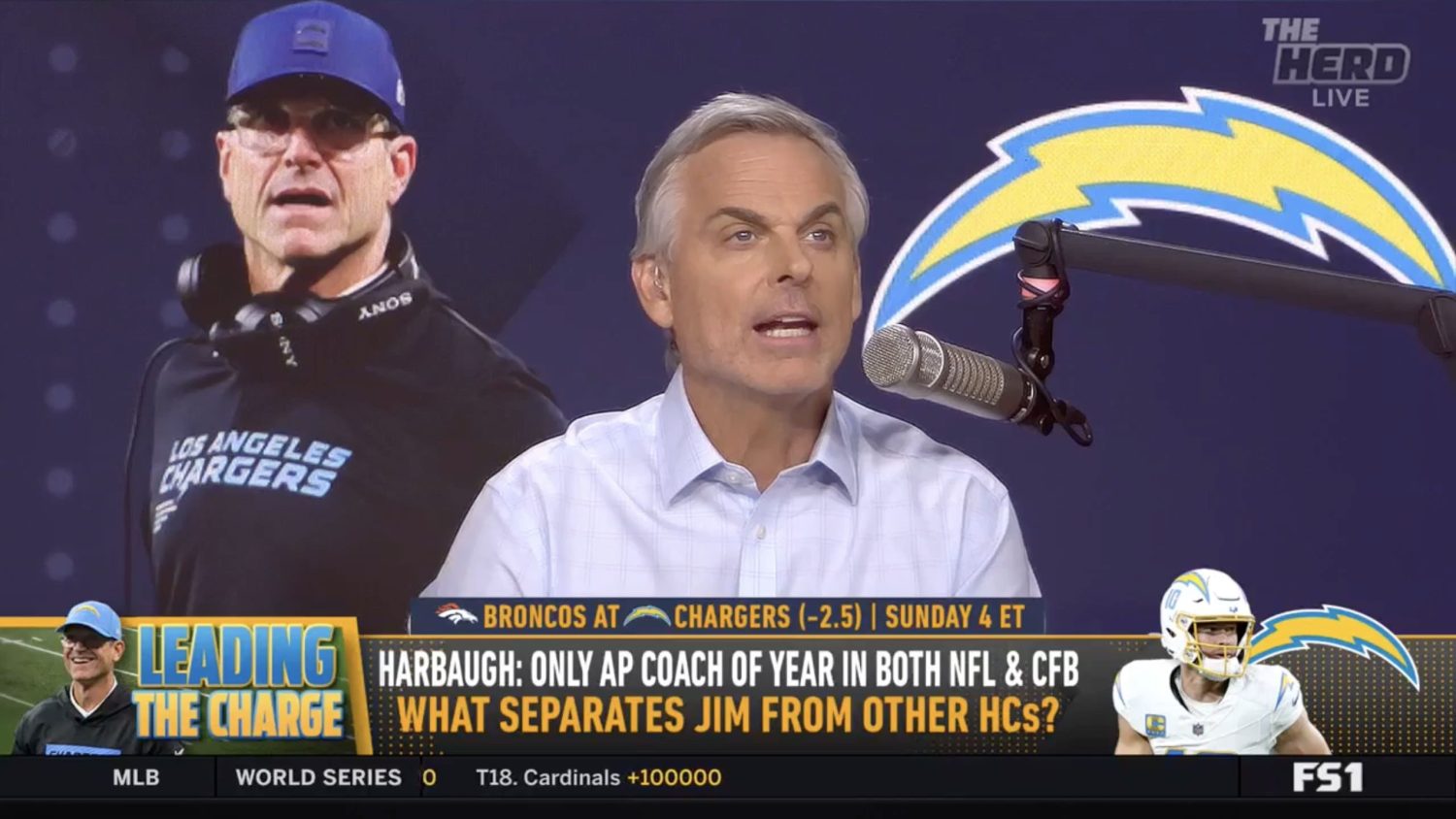 Colin Cowherd dubs Jim Harbaugh the greatest coach ever
