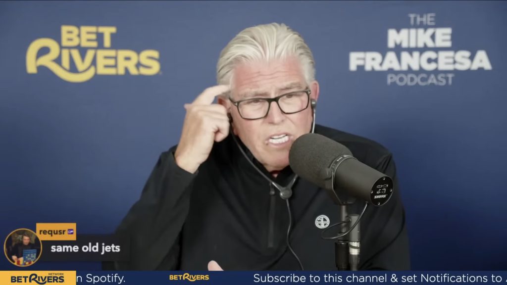 Mike Francesa rips Jets’ Aaron Glenn for cheerleading on the sideline: ‘Use your brain’