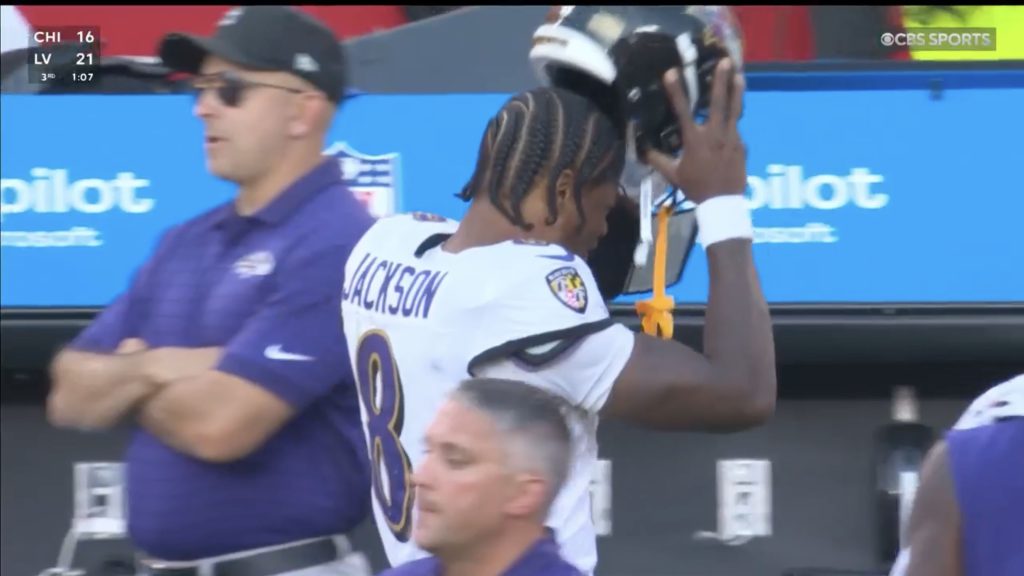 Tony Romo makes weird comment after Lamar Jackson injury