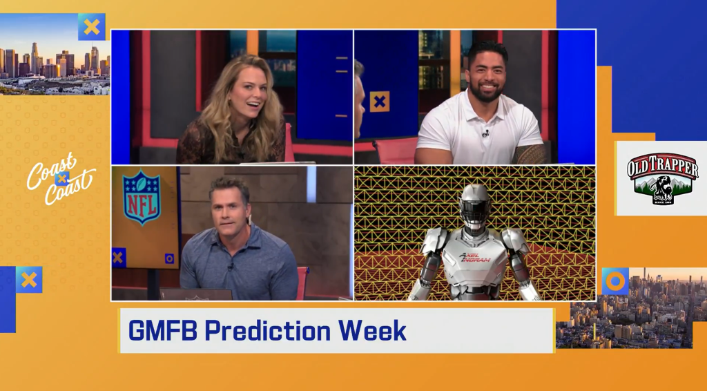 Fans cook ‘Good Morning Football’ over use of AI robot, Axel