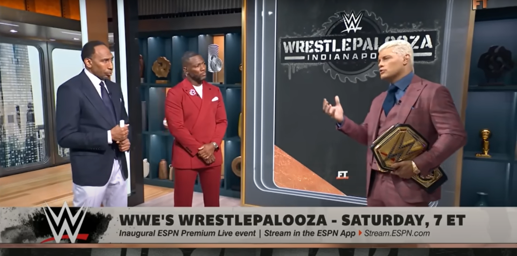 ESPN’s hype machine has been on full display ahead of WWE debut