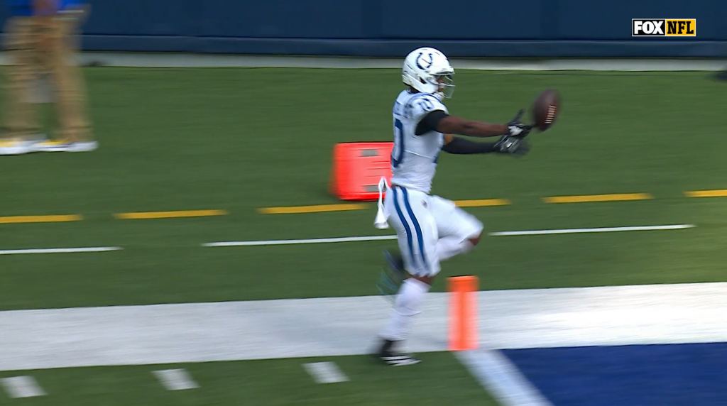Kevin Kugler exasperated over ‘unbelievable’ Adonai Mitchell fumble before end zone