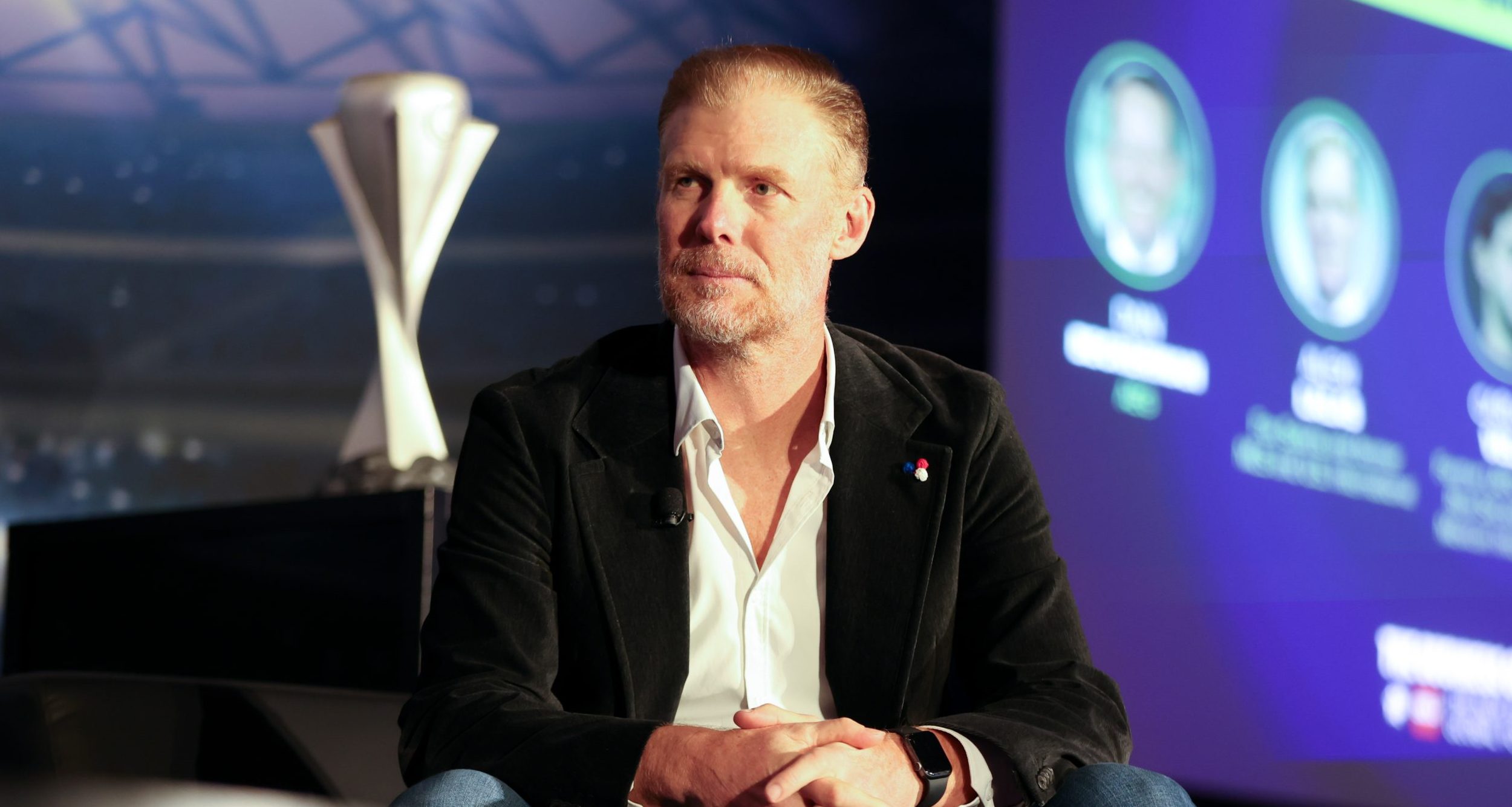 Alexi Lalas during the Charting the Future of the Professional Game in North America panel