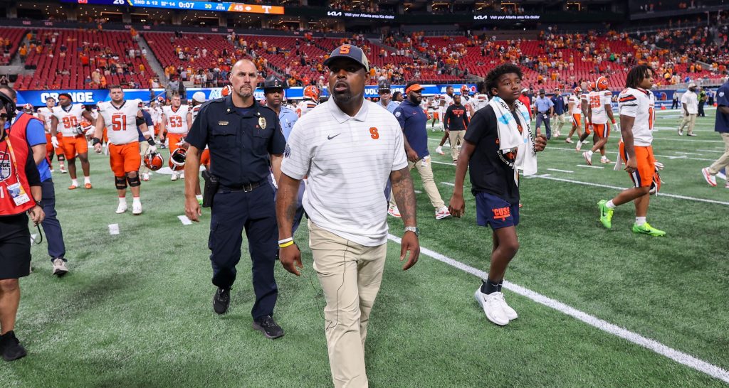 Fran Brown warns opposing coaches about poaching Syracuse players: ‘I ain’t no b*tch’