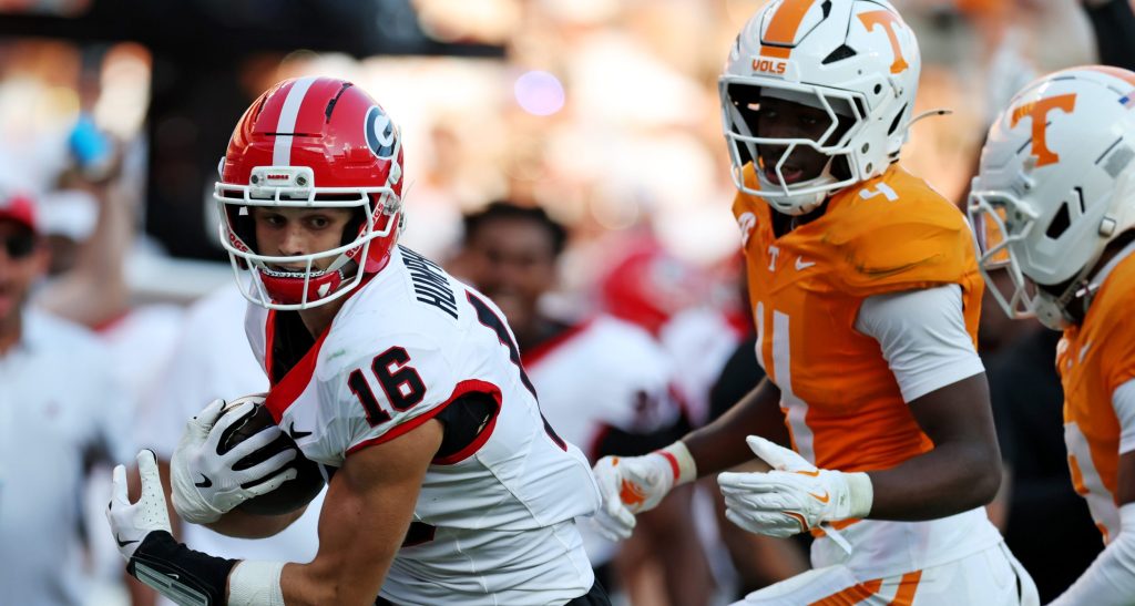 Georgia-Tennessee is most-watched game of CFB Week 3