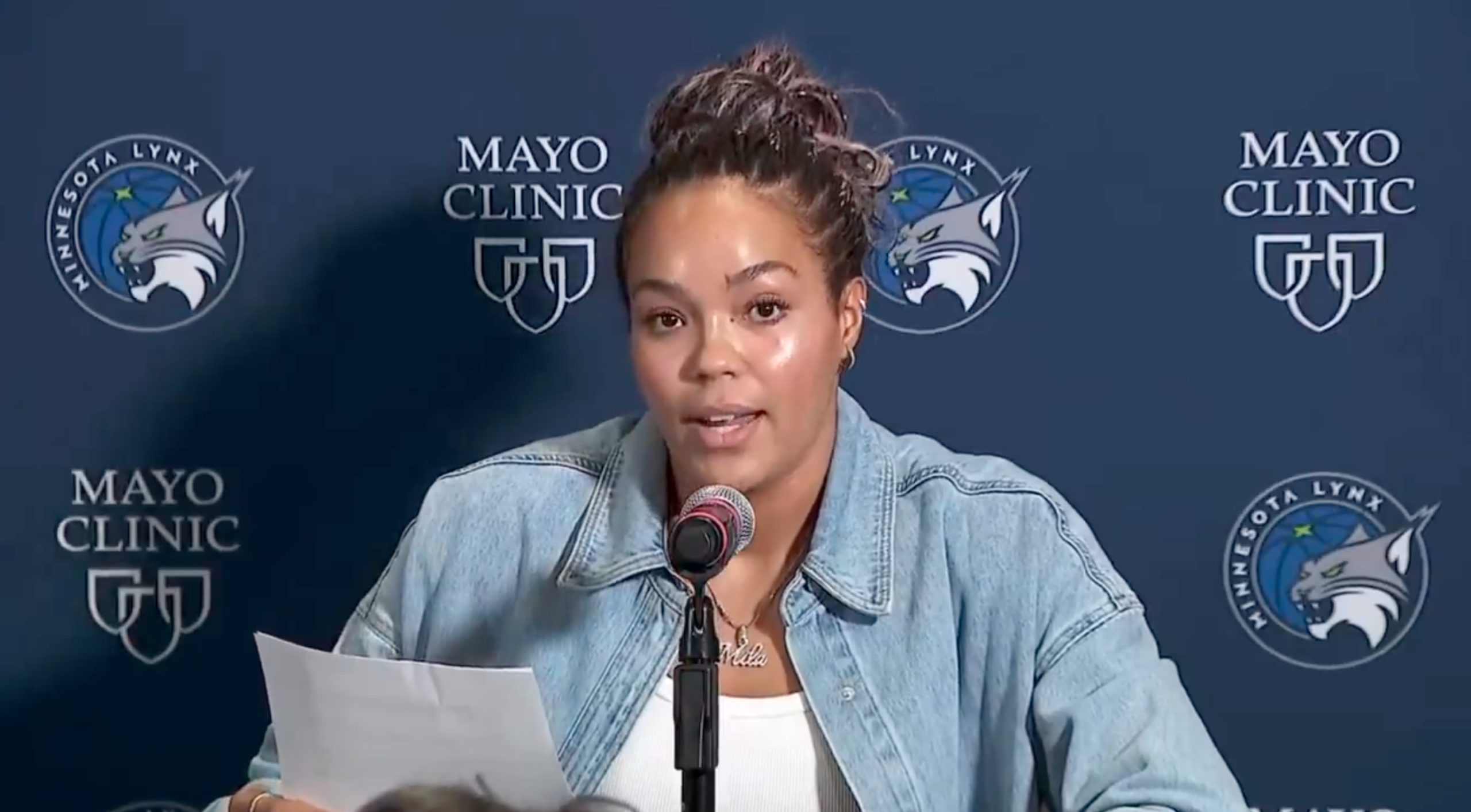 Injured Minnesota star Napheesa Collier says WNBA has ‘worst leadership in the world’