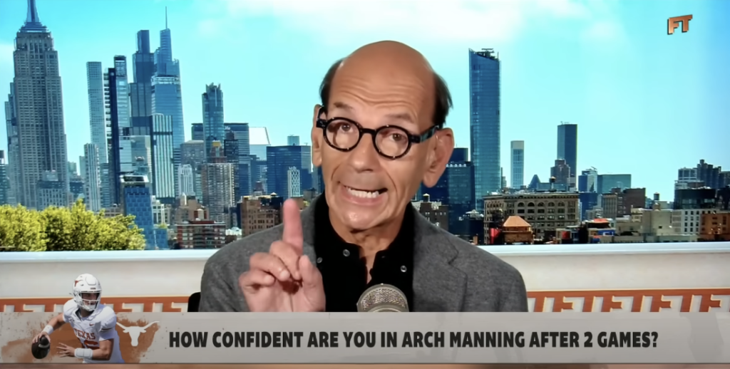 Paul Finebaum: ‘We all jumped the gun’ on Arch Manning