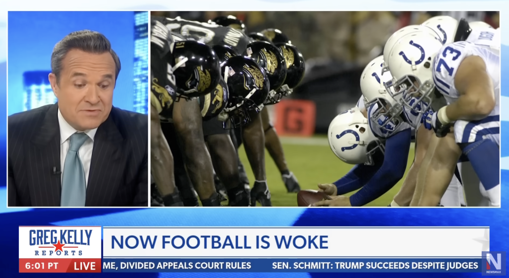 Newsmax host Greg Kelly goes on insane rant boycotting NFL for years-old quotes