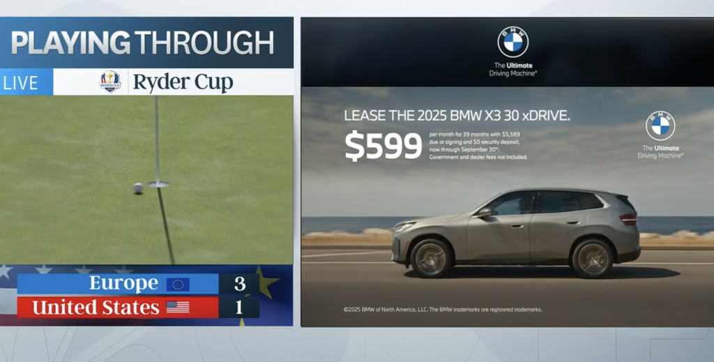 USA Network misses incredible Ryder Cup putts during Playing Through commercials