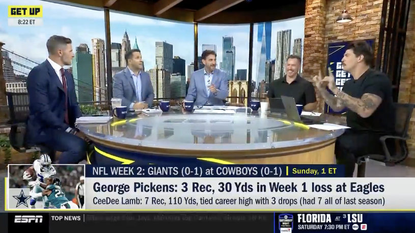 Adam Schefter, Bussin with the Boys’ poke fun at Ryan Clark-Peter Schrager kerfuffle