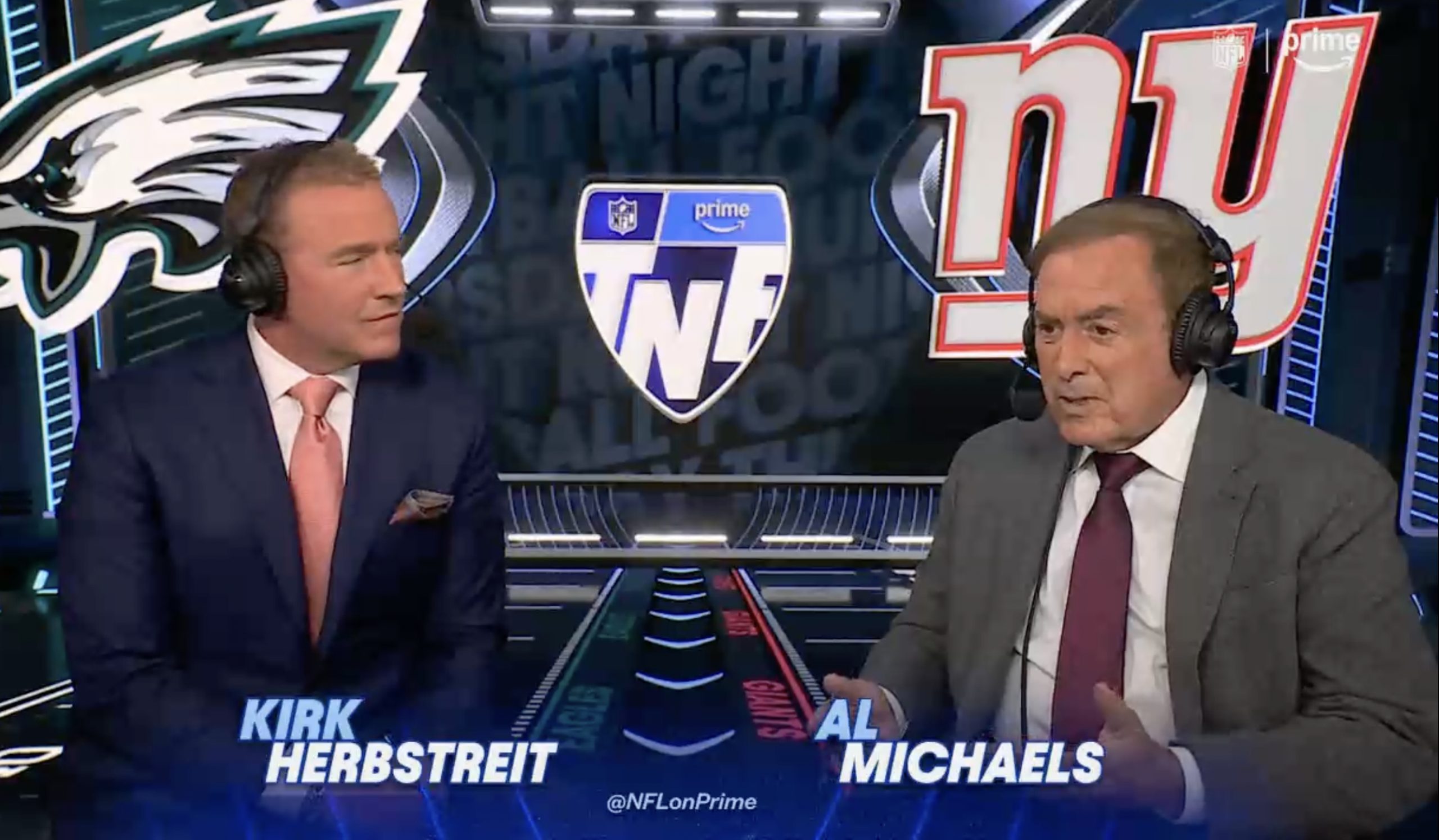 Al Michaels incorrectly mentions Saquon Barkley ‘trade’ multiple times on Eagles-Giants TNF