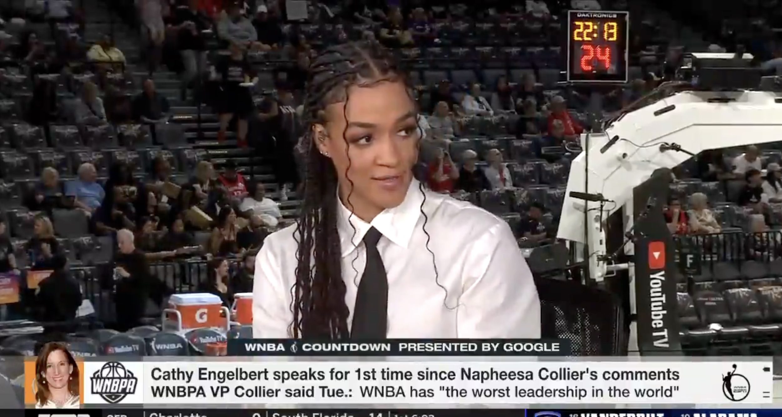 ESPN’s Andraya Carter on Cathy Engelbart’s evasive answers: ‘I’m not feeling confidence’