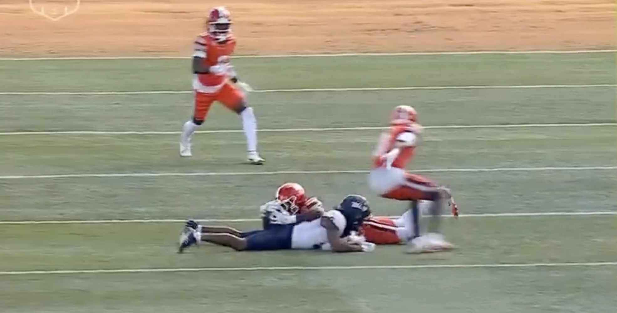 ESPNU announcers react to ‘unbelievable’ game-sealing butt interception