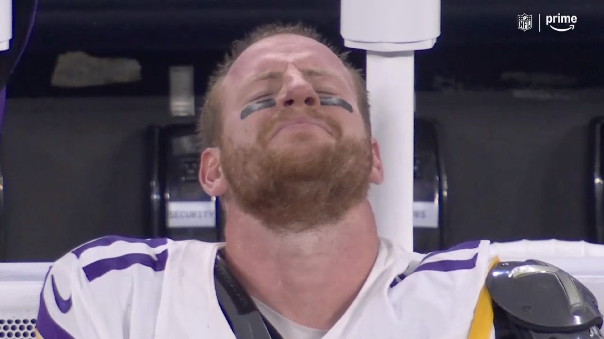 Kirk Herbstreit calls out frustration shown by Vikings QB Carson Wentz on TNF