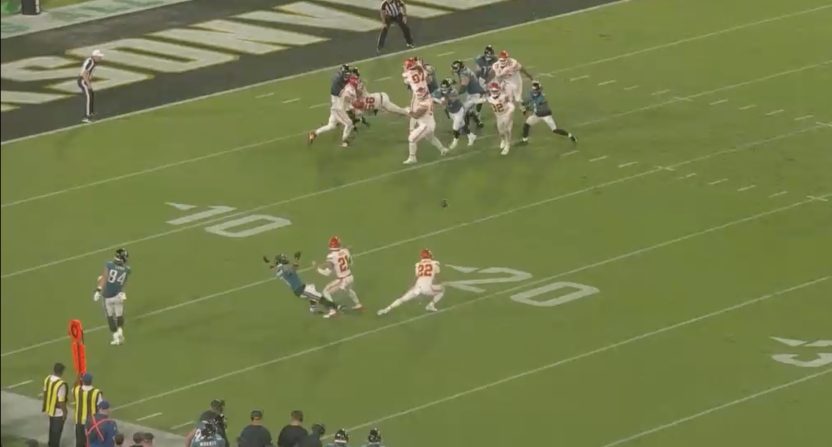 ESPN rules analyst Russell Yurk believes that pass interference should've been called against the Kansas City Chiefs on a Jacksonville Jaguars QB Trevor Lawrence pass that was intercepted. Photo Credit: ESPN