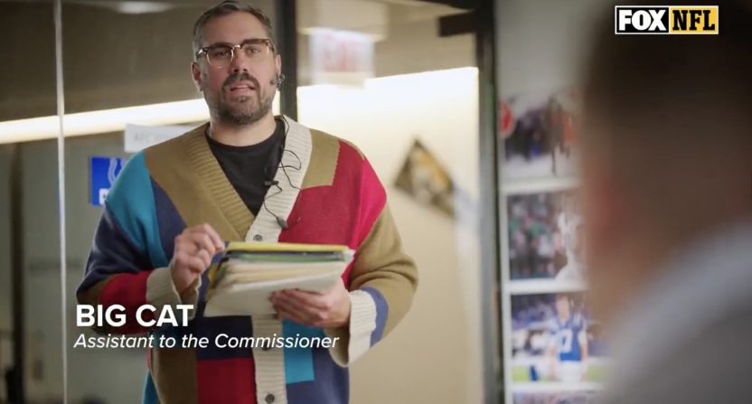 Dan "Big Cat" Katz appears on 'Fox NFL Sunday'. Photo Credit: Fox