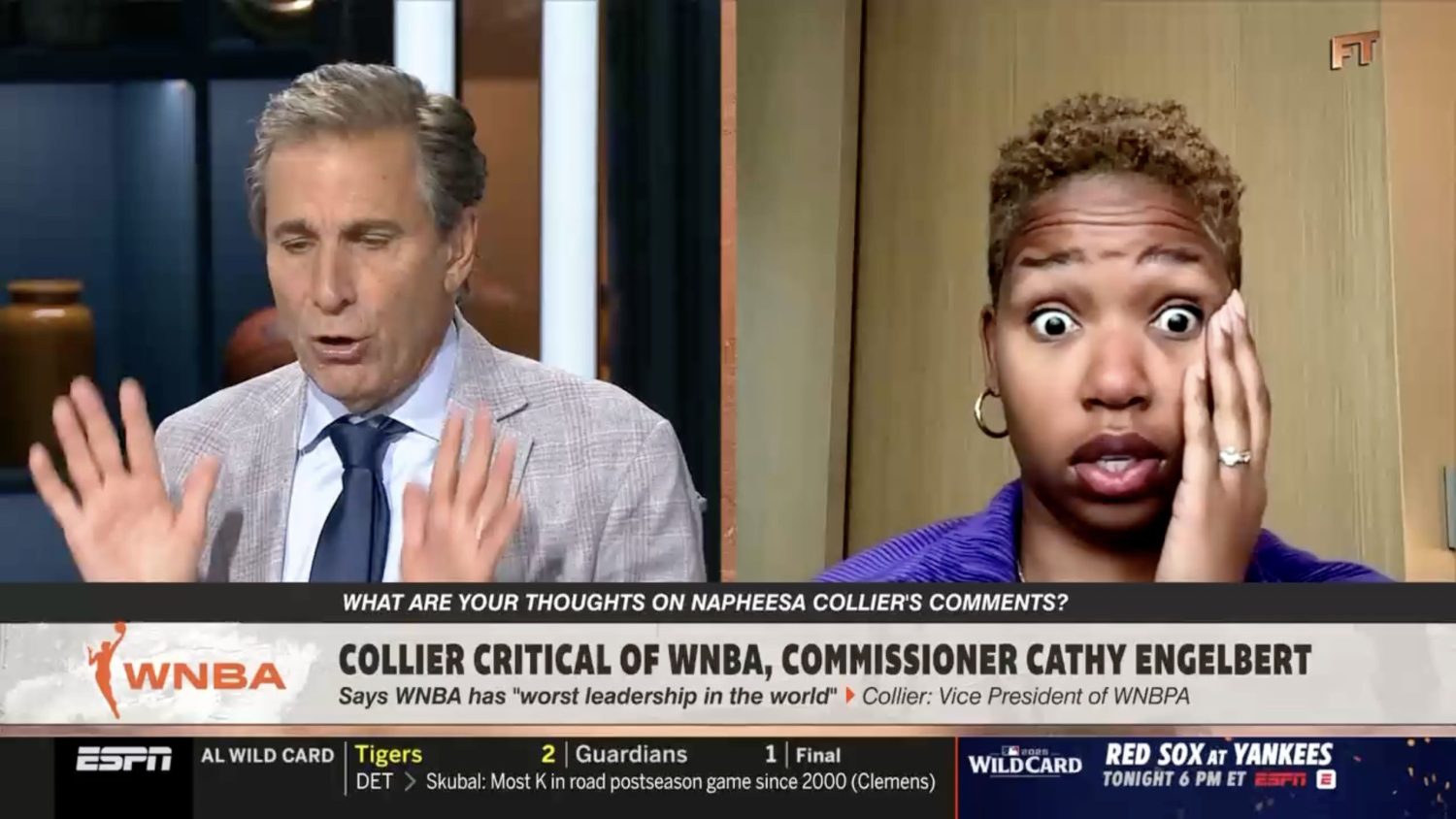 Monica McNutt’s reactions to Chris Russo’s WNBA takes are gold