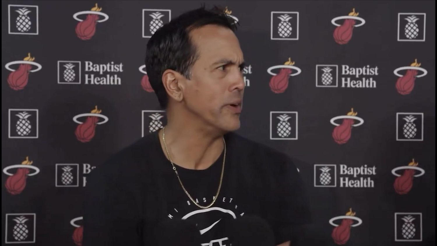 Erik Spoelstra tries sending former Knicks beat reporter Marc Berman back to New York