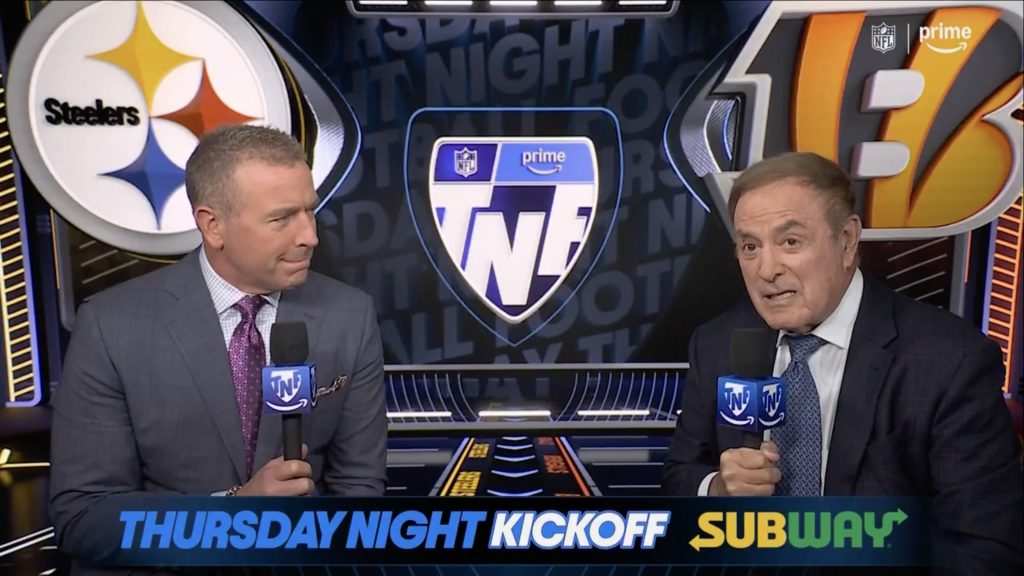 Kirk Herbstreit and Al Michaels on Thursday Night Football