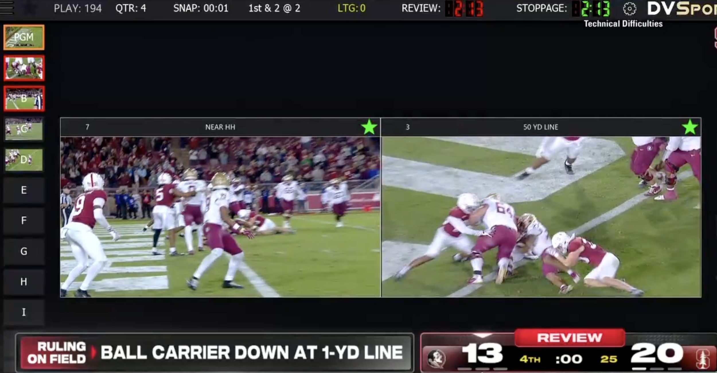 Stanford-Florida State controversial ending plagued by limited camera angles on crucial replays