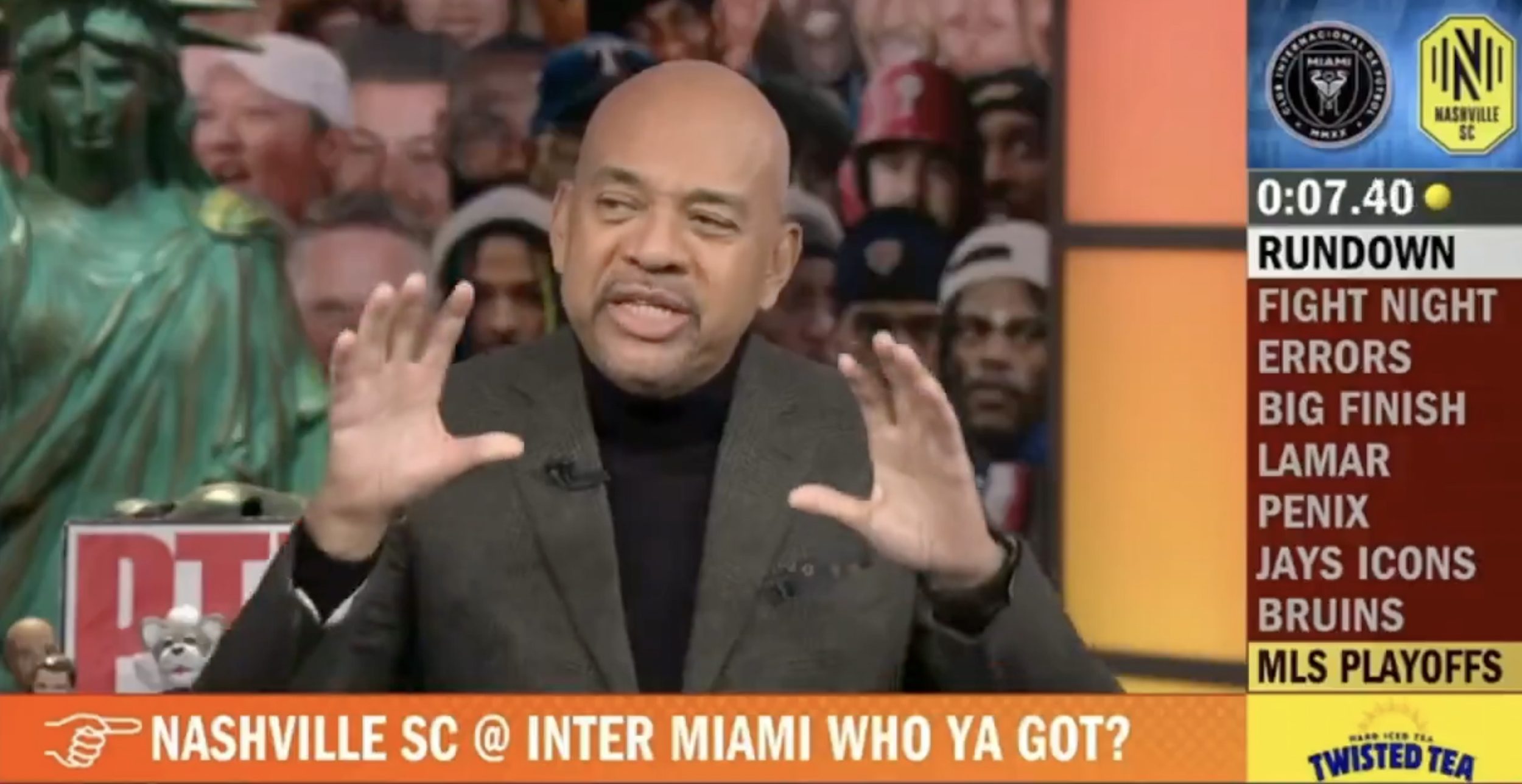 Michael Wilbon made it clear he won’t be watching MLS playoffs