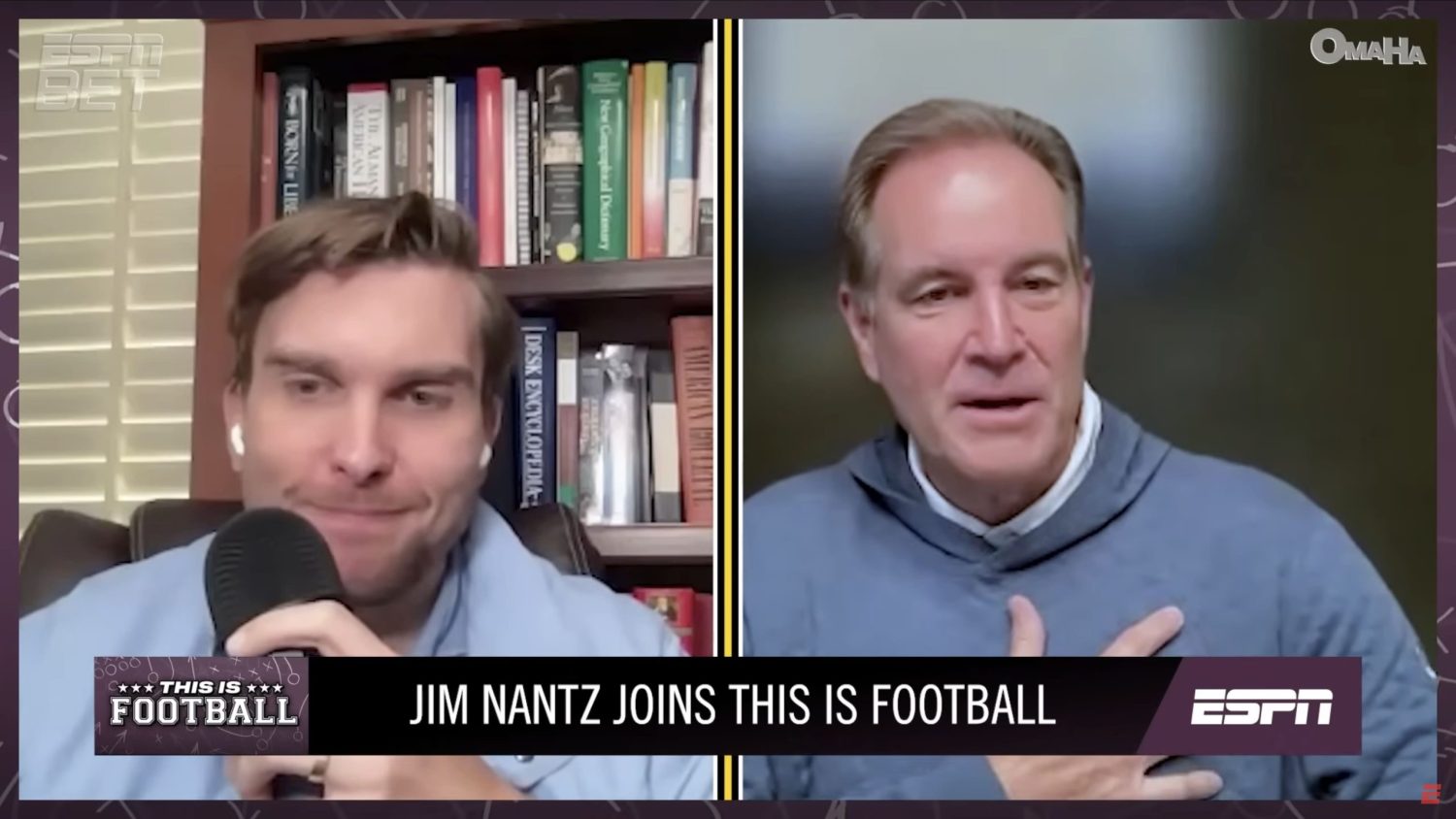 Jim Nantz helps Kevin Clark grieve the loss of his father