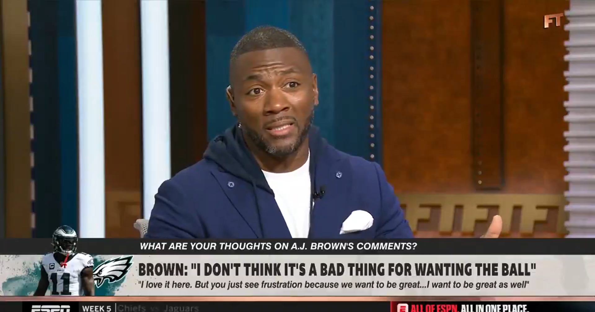 Ryan Clark sees himself in A.J. Brown: ‘A person with poor impulse control’