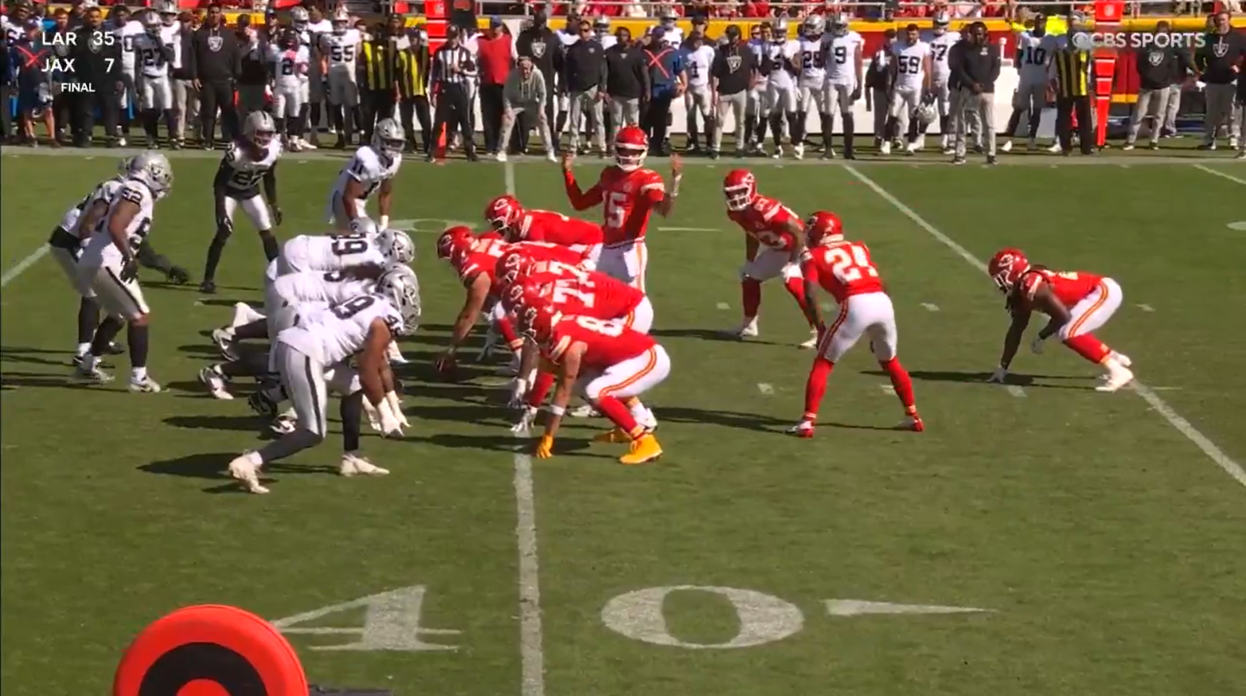 CBS mic catches brilliant Patrick Mahomes trick play: ‘This f-ing never f-ing works!’