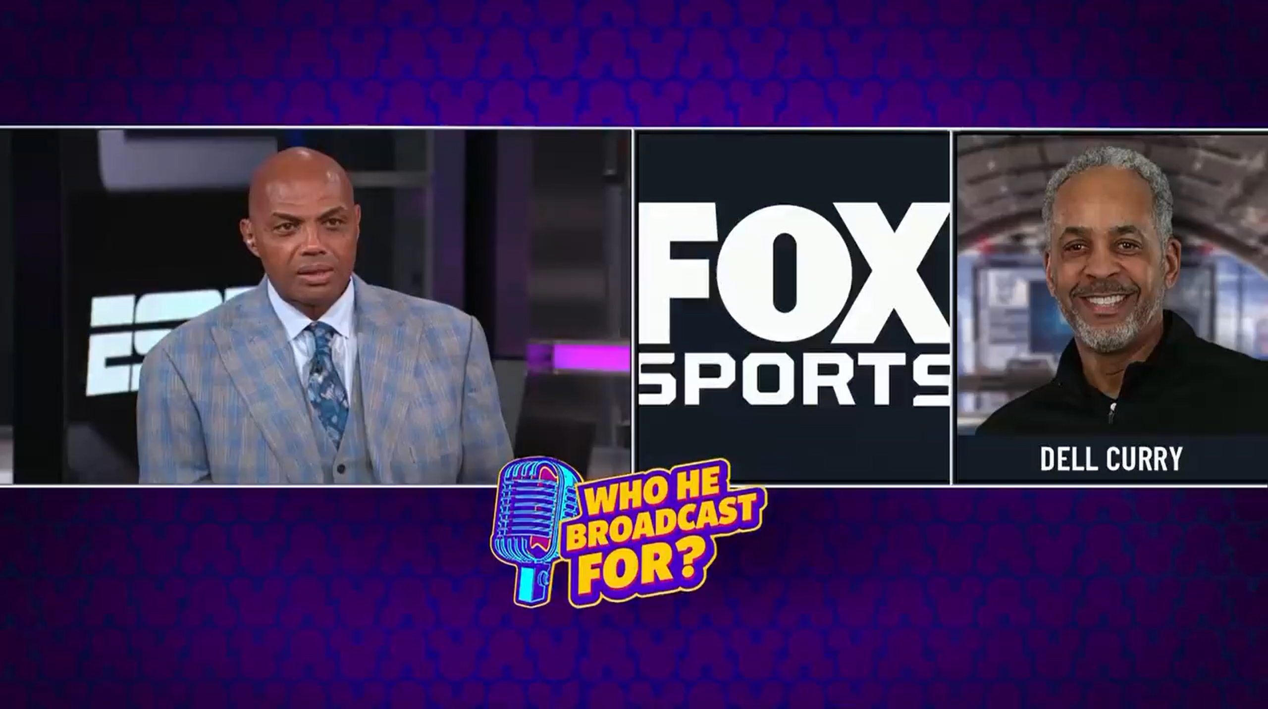 Charles Barkley plays ‘Who he broadcast for?’ during ‘Inside the NBA’ ESPN debut