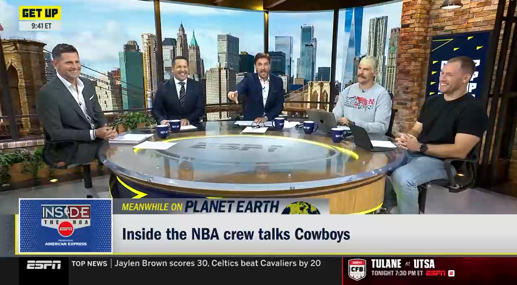 Mike Greenberg officially welcomes ‘Inside the NBA’ to ESPN after Cowboys discussion