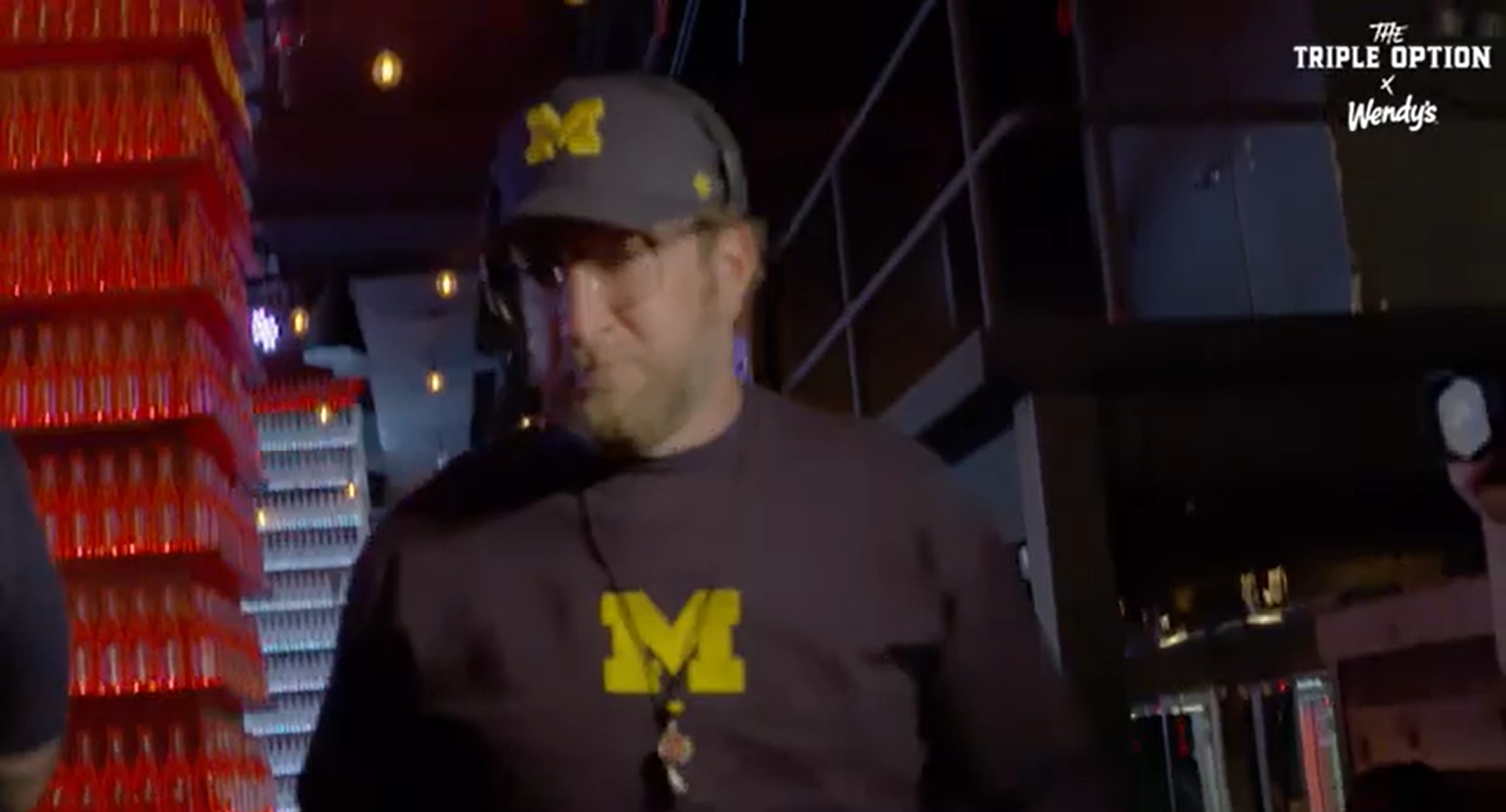 Dave Portnoy joins Urban Meyer podcast dressed as Jim Harbaugh