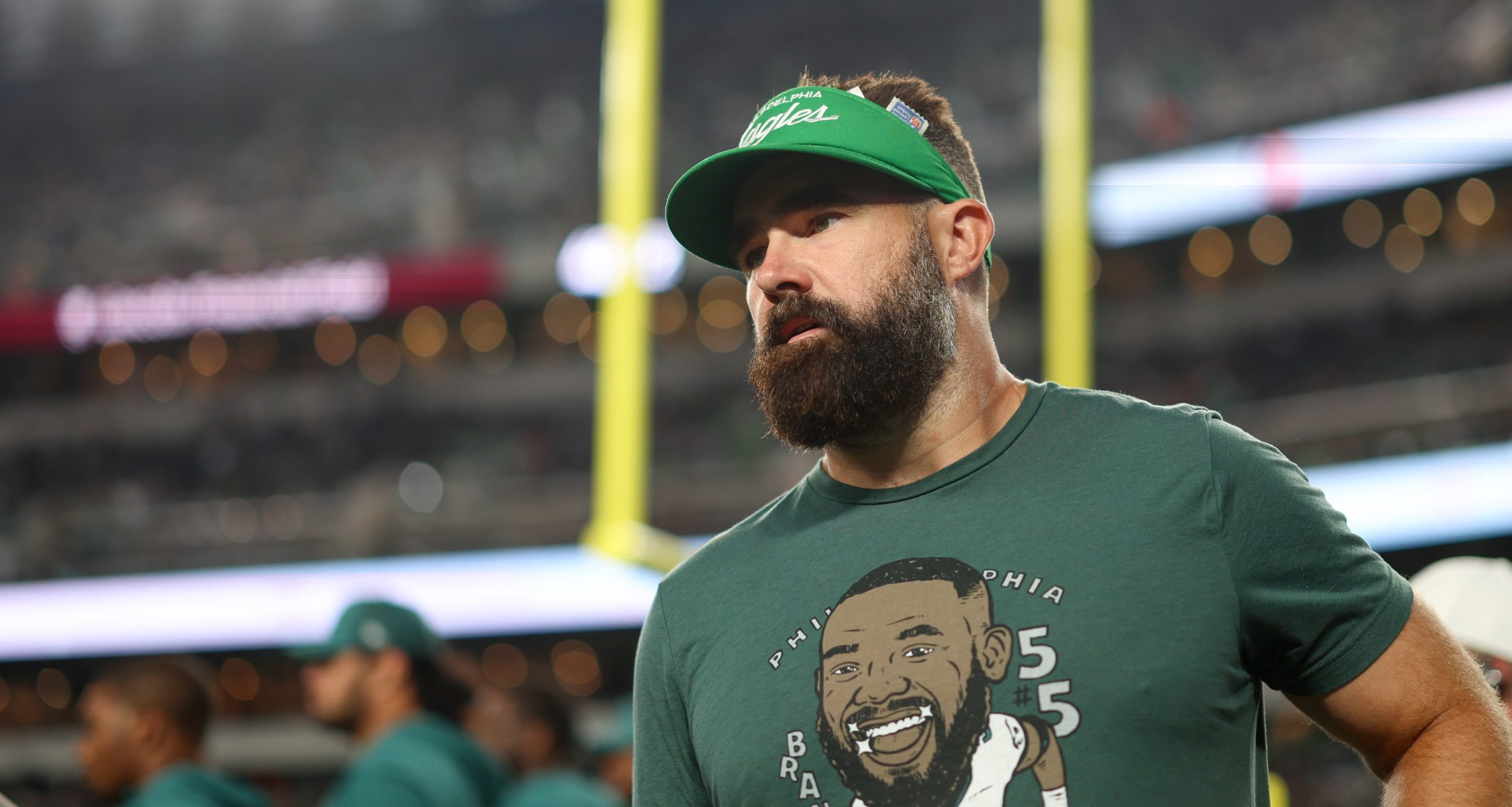 Jason Kelce questions NFL’s right to fine payers for criticizing officials