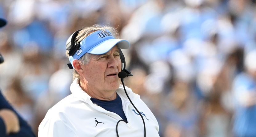 Belichick says report linking Virginia QB to UNC ‘making up stories’ but says program spoke to agent