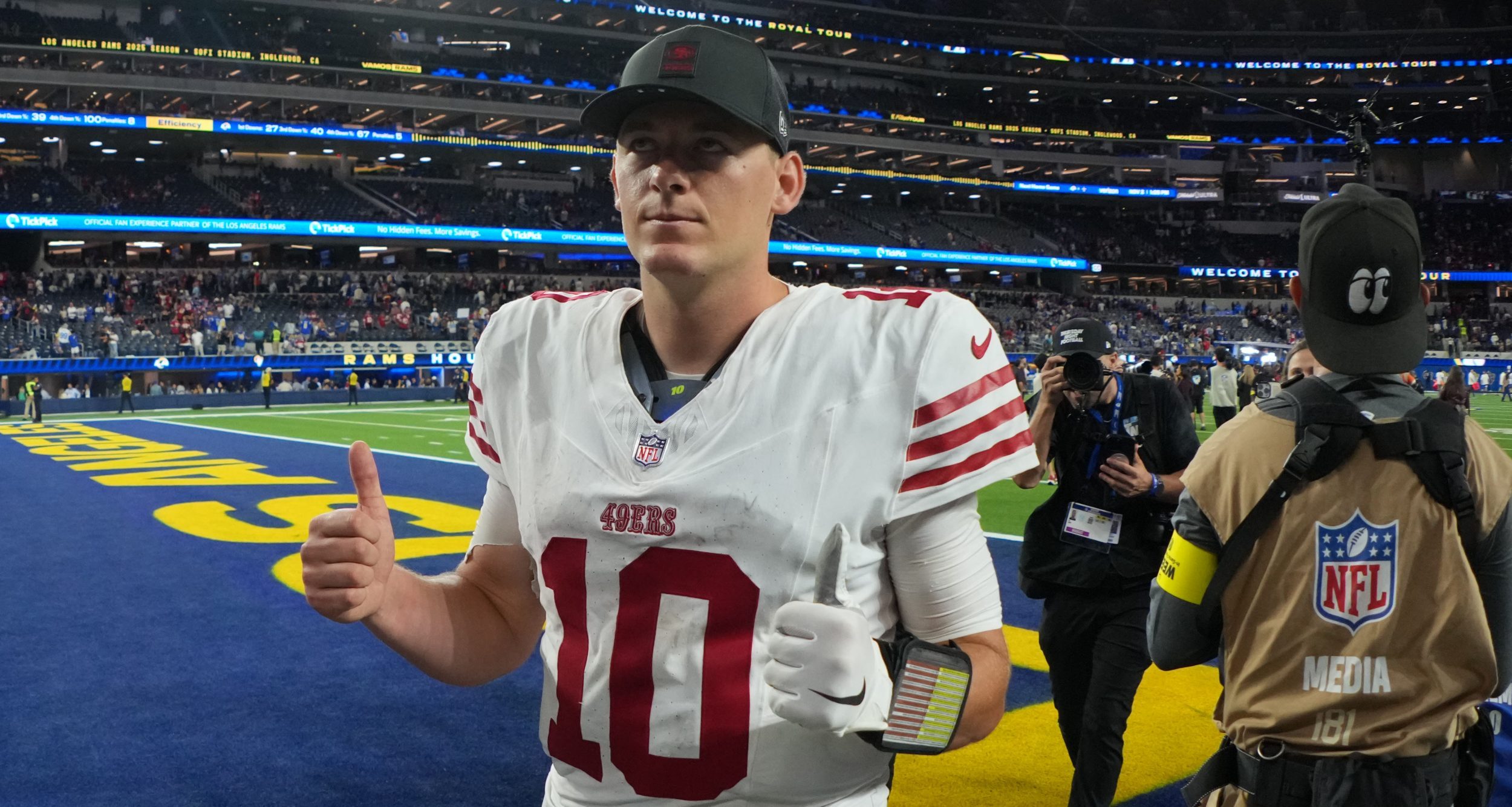 Cris Collinsworth calls Mac Jones ‘sneaky’ after scramble helps 49ers beat Falcons