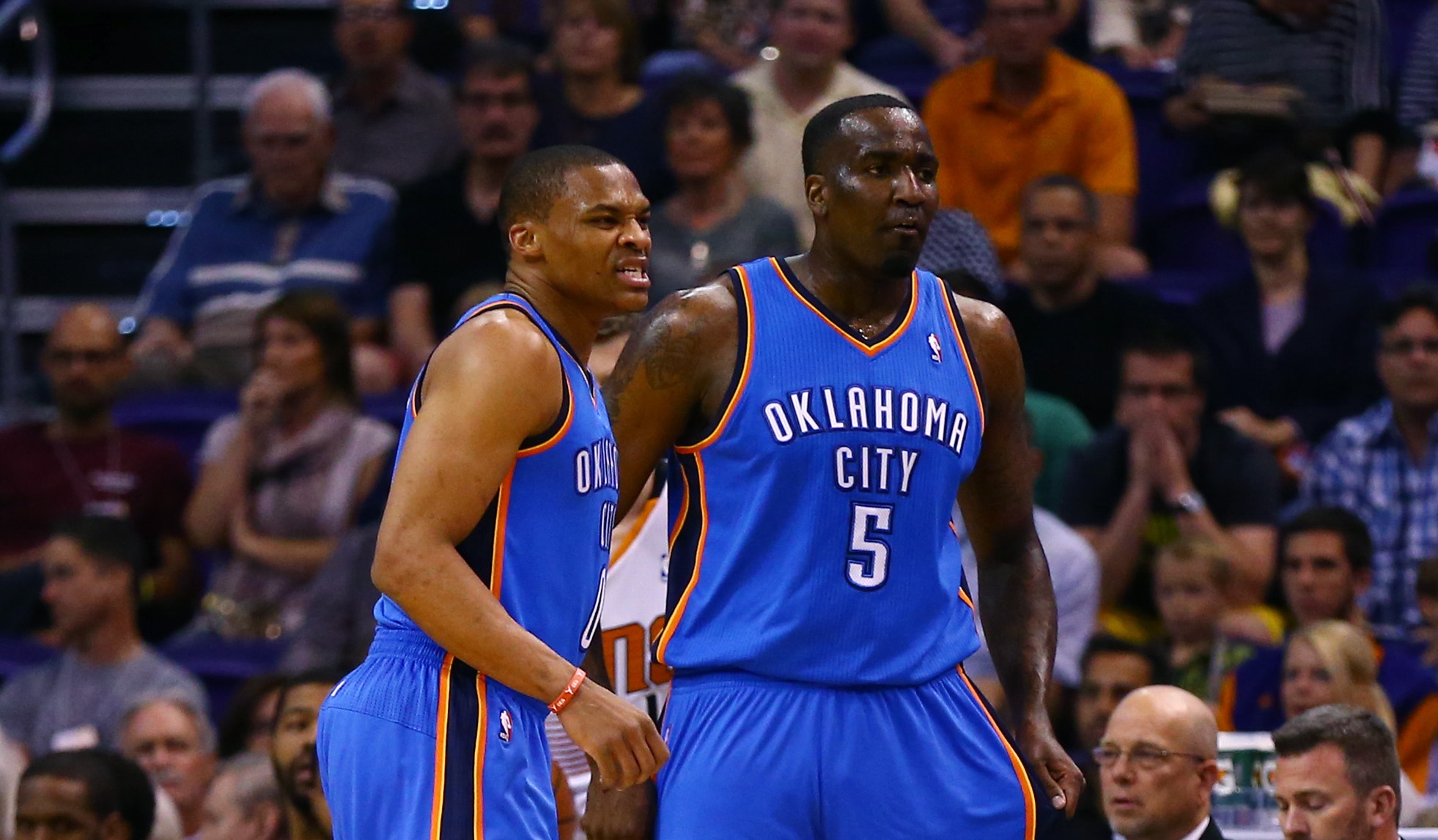 Russell Westbrook no longer speaks to Kendrick Perkins after a telling warning