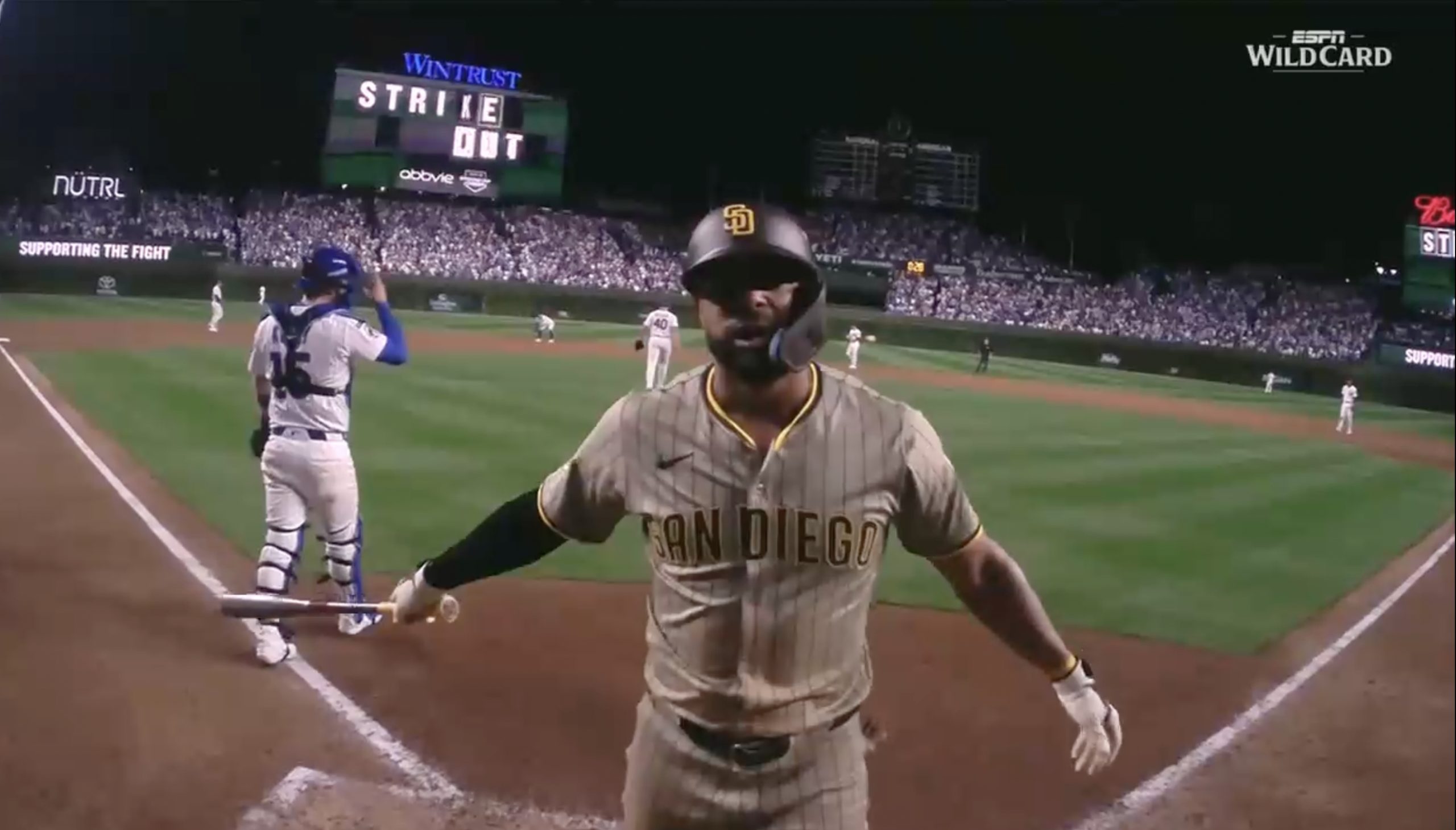 ESPN crew reacts to brutal call in crucial Padres-Cubs moment