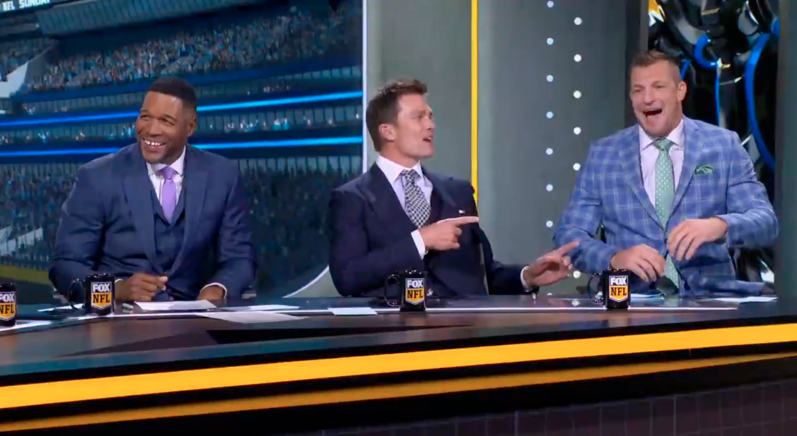Tom Brady teases Rob Gronkowski during special appearance on ‘Fox NFL Sunday’