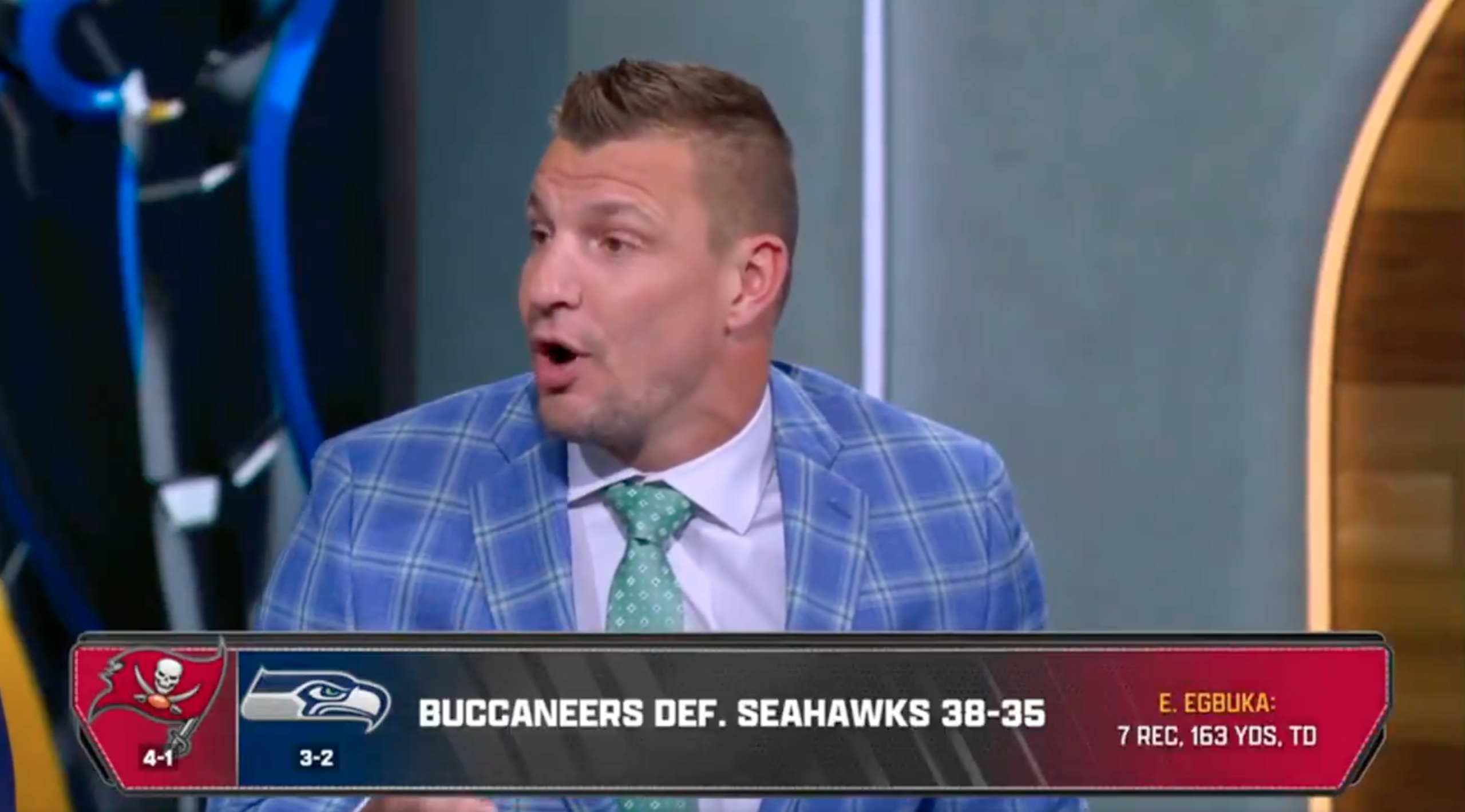 Rob Gronkowski completely butchers Emeka Egbuka’s name